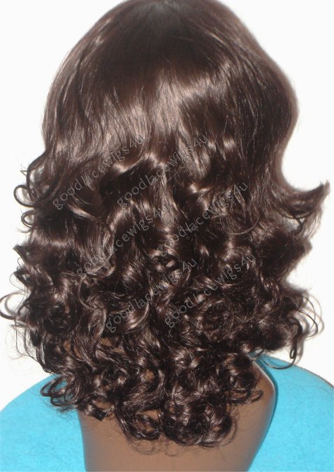 Beautiful Brown Curly Lace Front Wig