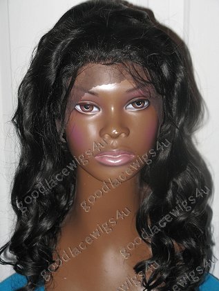 5 inch front lace parting yaki lace wig