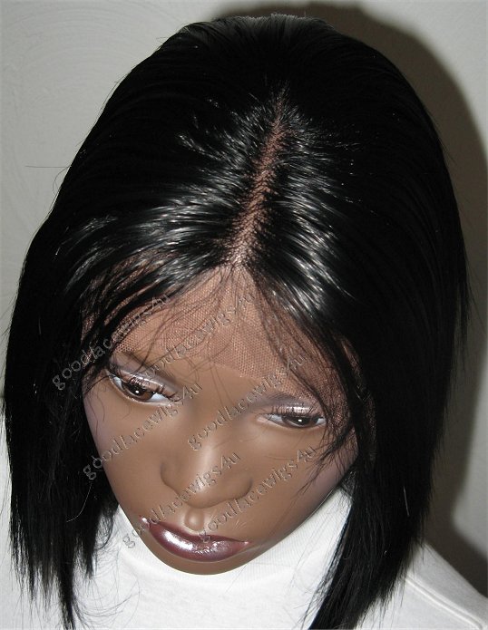 Silky Straight Lace Front Wig With 3 Inch Parting and Soft Lace