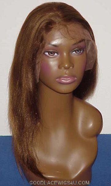 Yaki Straight Lace Front Wig Color #4 $185
