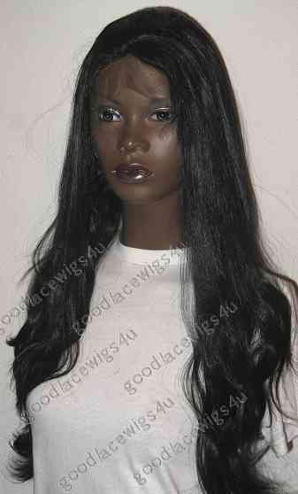 Bouncy Loose Wavy Synthetic Lace Front Wig with GlueLess Cap