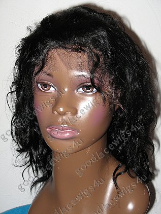 beautiful human hair loose curly lace front wig