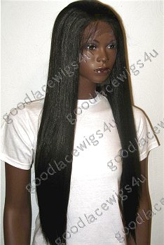 Yaki Straight Glue-Less Cap Full Lace Color #2 $240