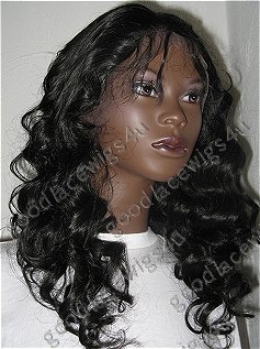 Body Wave Texture Lace Front Wig with 5 Inch parting and Glue-less Cap