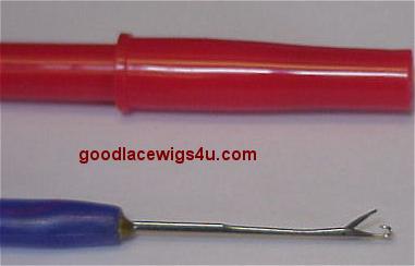 Close-ups of Ventilating Needle showing the size Compared to a pen